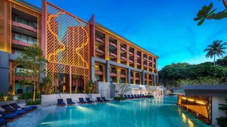 View-of-Pool-and-resort-at-Sunset-Sunrise-at-Avista-Grande-Phuket-Karon