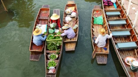 my-thailand-aerial-view-of-Bangkok's-floating-markets