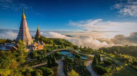 my-thailand-aerial-view-of-Wat-Phra-That-Doi-Suthep-perched-at-top-of-the-mountain