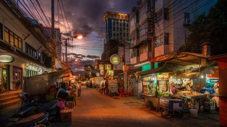 My-THAILAND-View-of-street-food-market-in-Thailand-during-night-time